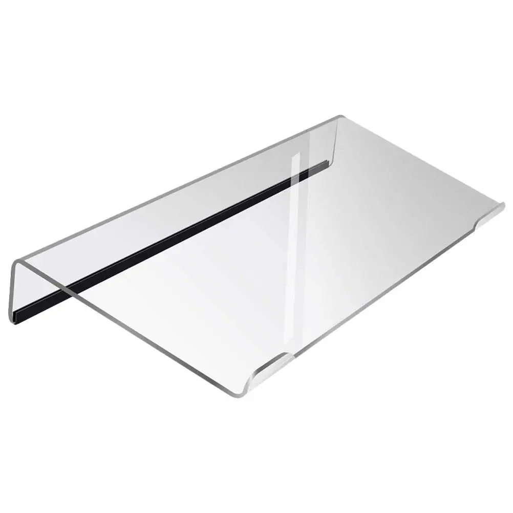 Acrylic Keyboard Stand Transparent Tray Riser for Desk Computer Platform Holder Mini Sturdy Non Slip Design Black Edge
Acrylic Keyboard Stand Transparent Tray Riser for Desk Computer Platform Holder Mini Sturdy Non Slip Design Black Edge