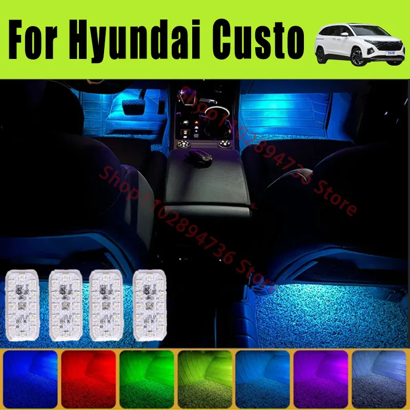 RGB Footwell Luggage Compartment Car Led HD Seat Lamp For Hyundai Custo Car LED Atmosphere Decorative Lamp
RGB Footwell Luggage Compartment Car Led HD Seat Lamp For Hyundai Custo Car LED Atmosphere Decorative Lamp