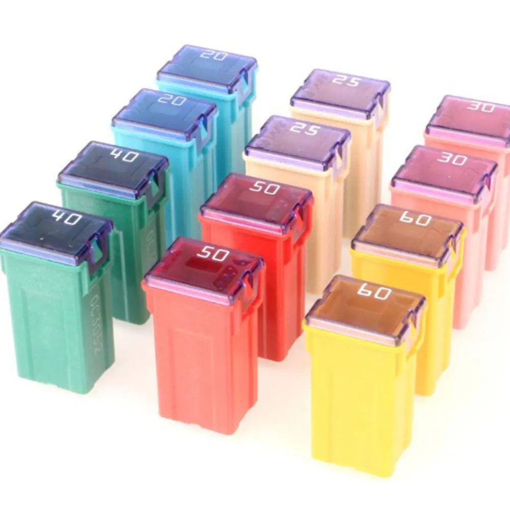 12 Pcs High Profile 12V 24V Car Truck Boat Assortment Kit 20A 30A 40A 50A 60A Automotive Replacement Fuse Boxes Plastic
12 Pcs High Profile 12V 24V Car Truck Boat Assortment Kit 20A 30A 40A 50A 60A Automotive Replacement Fuse Boxes Plastic