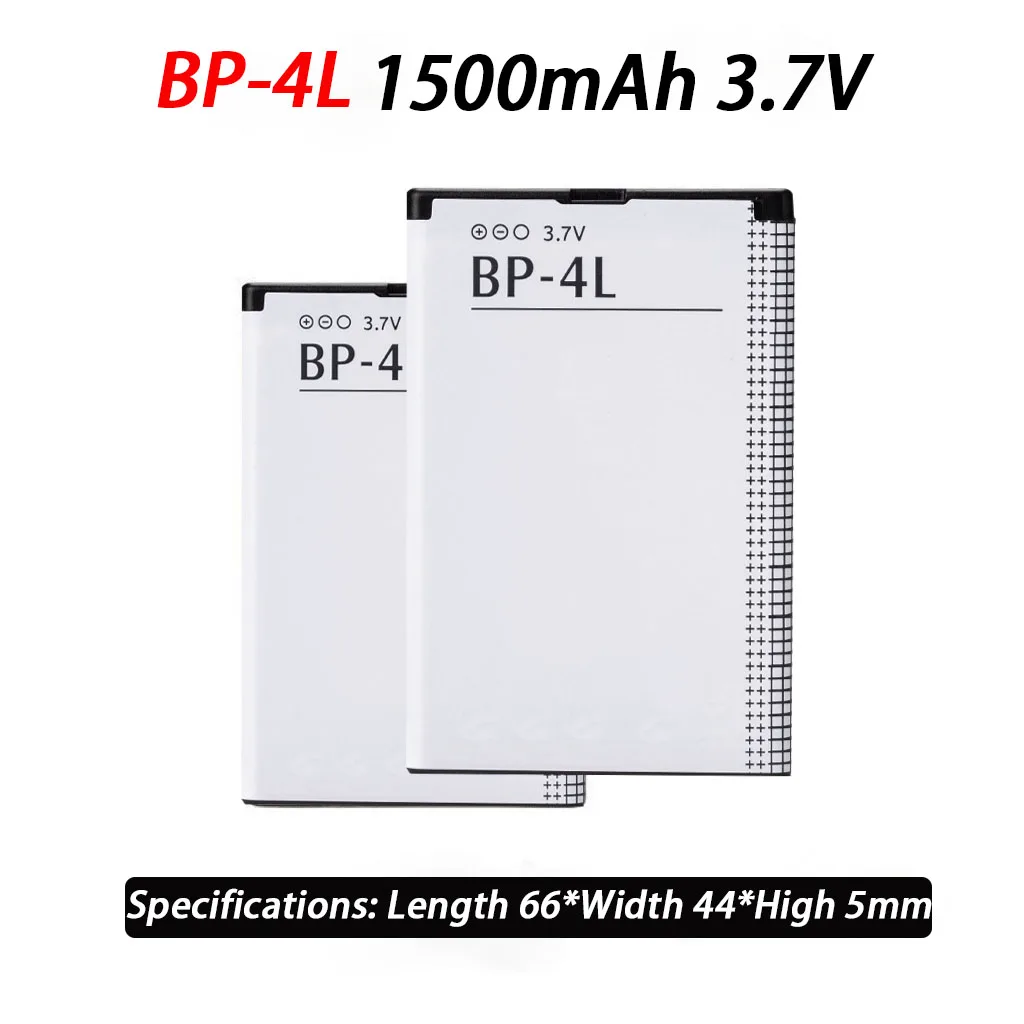 BP-4L 1500mAh Lithium Batteries Mobile Phone Battery Rechargeable Li-ion Cell for Nokia N97 E63 E90 E95 E71 E72 N810 E52 BP4L
BP-4L 1500mAh Lithium Batteries Mobile Phone Battery Rechargeable Li-ion Cell for Nokia N97 E63 E90 E95 E71 E72 N810 E52 BP4L