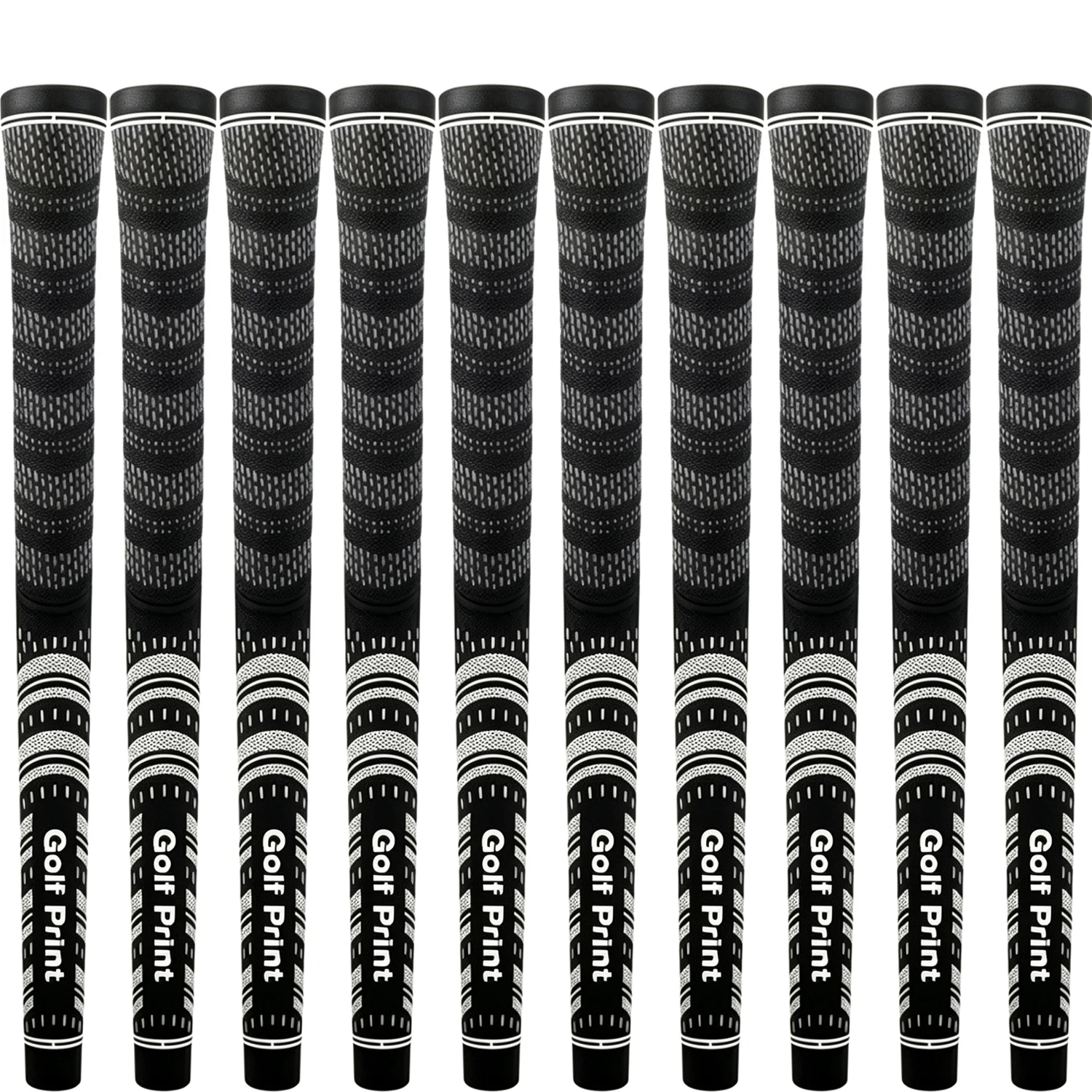 golfprint Black Golf Irons Grips Set Standard Midsize Rubber Cotton Yarn Golf Club Grips Carbon Yarn Golf Grip
golfprint Black Golf Irons Grips Set Standard Midsize Rubber Cotton Yarn Golf Club Grips Carbon Yarn Golf Grip