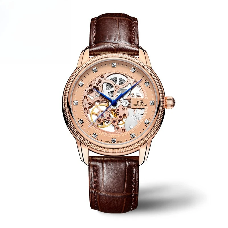 Shanghai Watch Men's National Series Hollow Bottom Diamond Belt Mechanical Watch 5002/s8502
Shanghai Watch Men's National Series Hollow Bottom Diamond Belt Mechanical Watch 5002/s8502