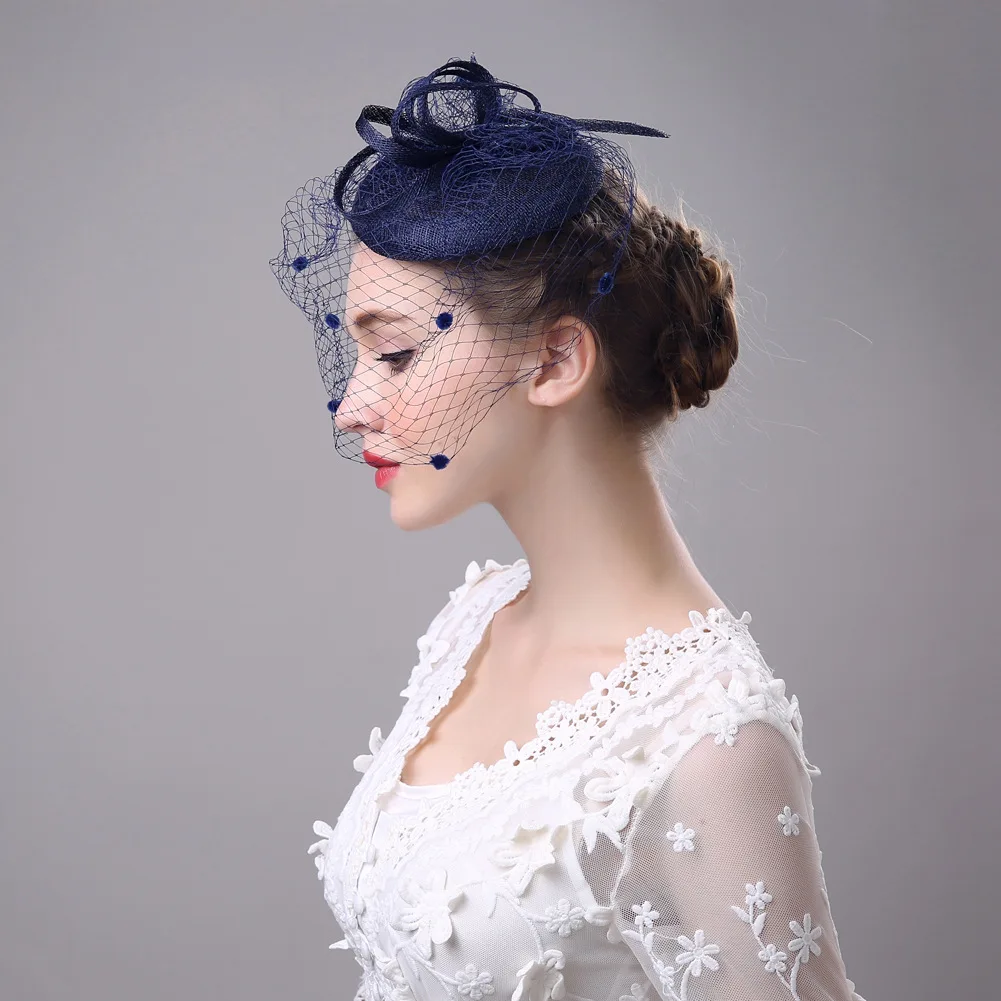 Women Ascot Fascinator Hat with Veil, Party Photography Mesh Flower Cap with Clips, Kentucky Derby Hair Accessories for Ladie
Women Ascot Fascinator Hat with Veil, Party Photography Mesh Flower Cap with Clips, Kentucky Derby Hair Accessories for Ladie
