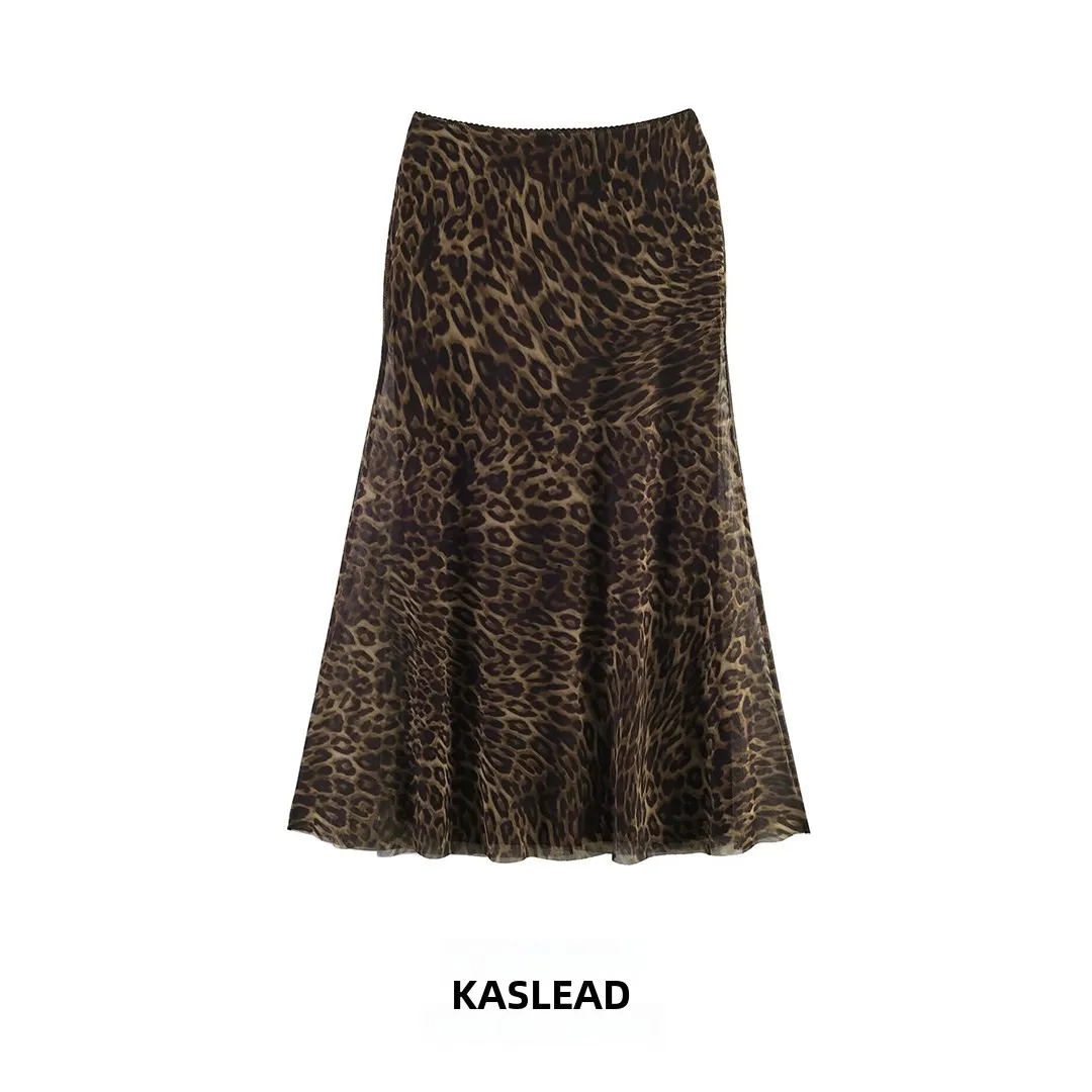 KASLEAD New Women's Fashionable Versatile Animal Print Silk Net Skirt Standard Fit Fish Tail Design Polyester Fiber Printed
KASLEAD New Women's Fashionable Versatile Animal Print Silk Net Skirt Standard Fit Fish Tail Design Polyester Fiber Printed