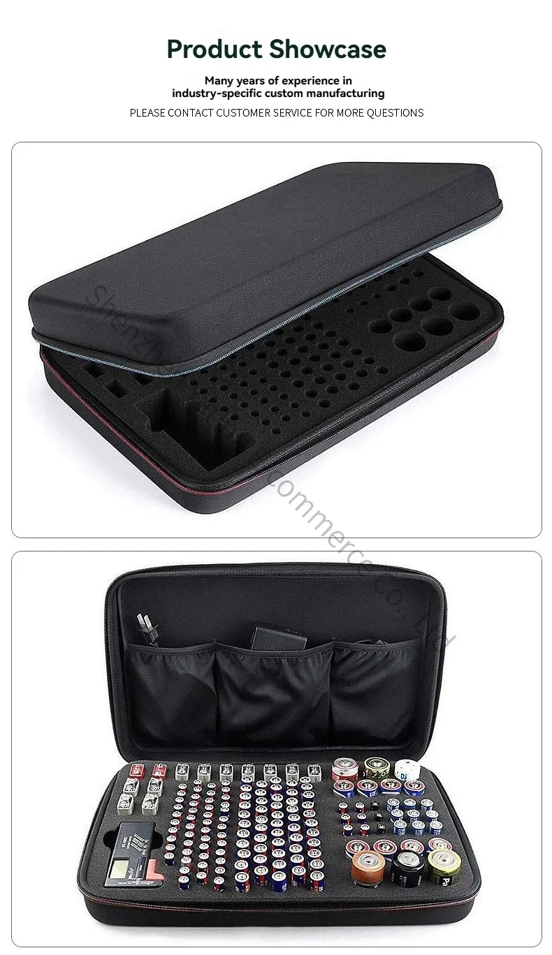 2026 EVA Waterproof Dry Battery Storage Bag Digital Electronics Storage Bag Power Tools Lithium Battery Eva Zipper
2026 EVA Waterproof Dry Battery Storage Bag Digital Electronics Storage Bag Power Tools Lithium Battery Eva Zipper