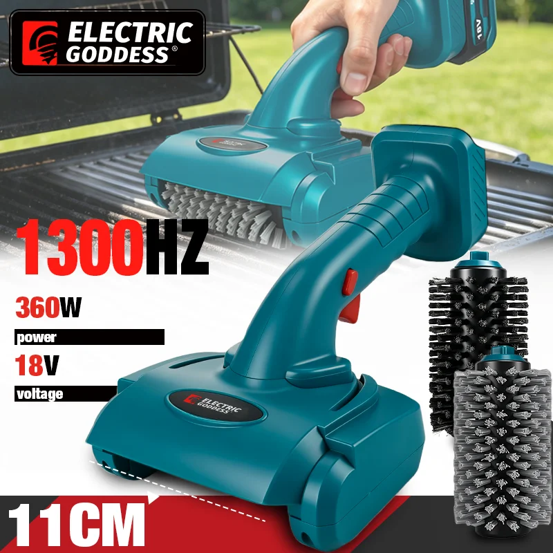 Electric Goddess Cordless BBQ Grill Cleaner Rechargeable Electric Grill Scrubber For Makita 18V Battery Pin
Electric Goddess Cordless BBQ Grill Cleaner Rechargeable Electric Grill Scrubber For Makita 18V Battery Pin