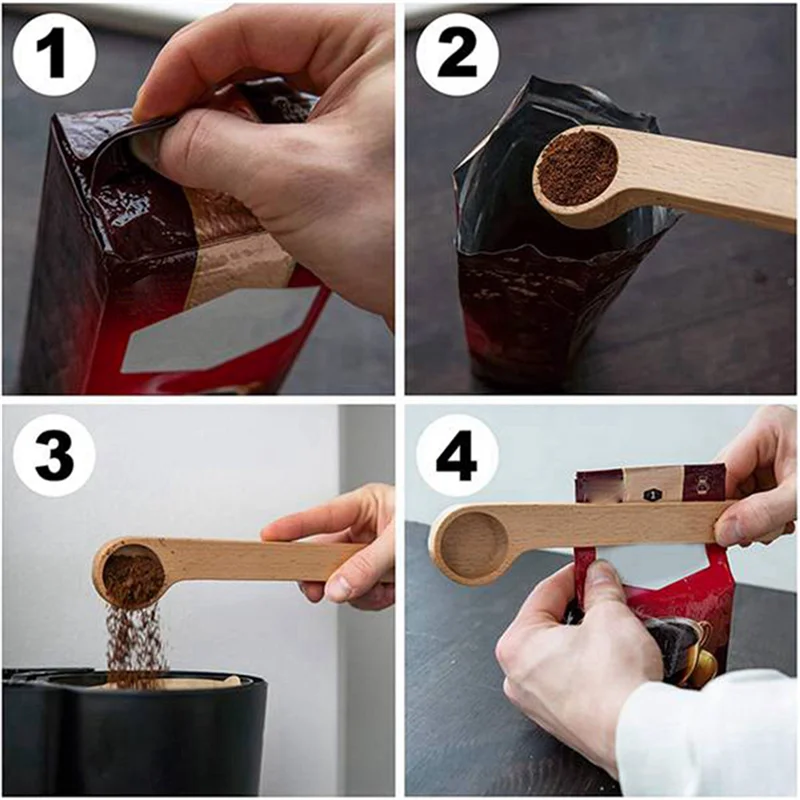B03C-25 Pcs Wooden Coffee Scoop And Bag Clip Measure Spoon 2-In-1 Bags Sealer Measuring Spoon For Beans,Espresso Coffee,Tea
B03C-25 Pcs Wooden Coffee Scoop And Bag Clip Measure Spoon 2-In-1 Bags Sealer Measuring Spoon For Beans,Espresso Coffee,Tea