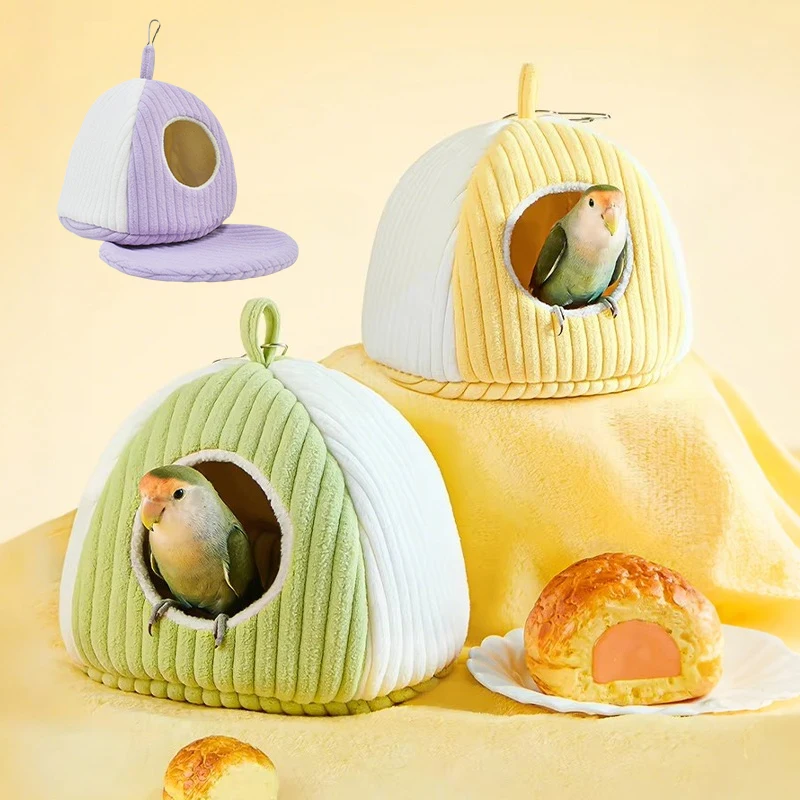 Cozy Bird Nest Hammock Heart Shape Plush Fleece Lined Winter Warmer for Hamster Parrot Macaw Conure Cockatiel Cage Accessories
Cozy Bird Nest Hammock Heart Shape Plush Fleece Lined Winter Warmer for Hamster Parrot Macaw Conure Cockatiel Cage Accessories