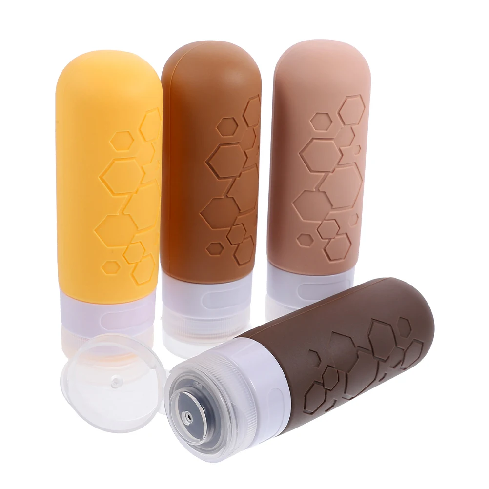 4 pcs Travel Squeeze Bottles Portable Lotion Empty Filling Dispenser Travel Shampoo Dispenser Silicone Reusable LeakProof
4 pcs Travel Squeeze Bottles Portable Lotion Empty Filling Dispenser Travel Shampoo Dispenser Silicone Reusable LeakProof
