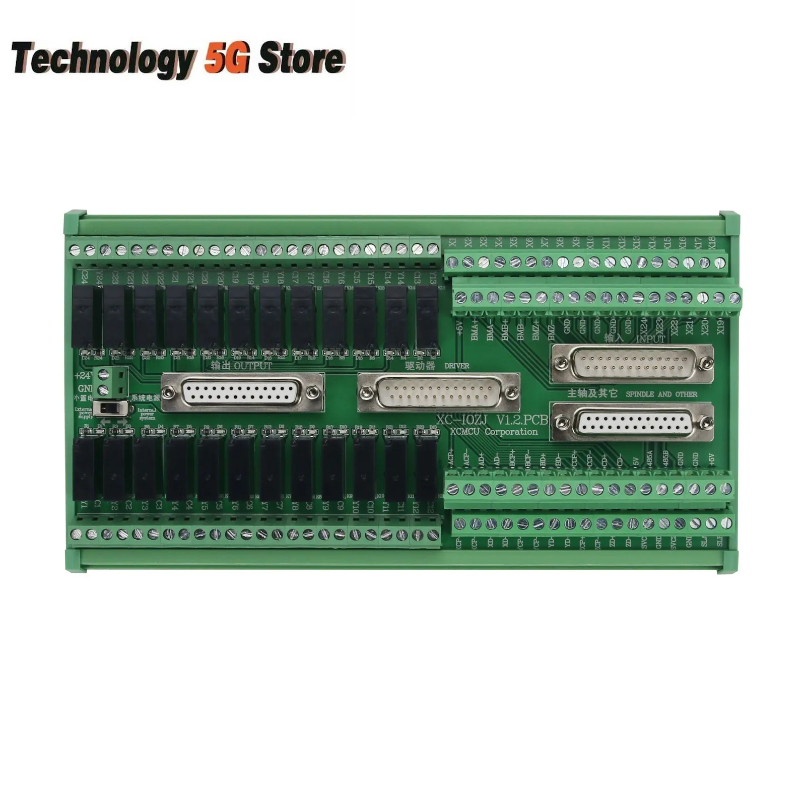 Плата ввода-вывода XCIOZJ Встроенная плата адаптера для контроллера G-кода серии XC609 XC709 XC809
Плата ввода-вывода XCIOZJ Встроенная плата адаптера для контроллера G-кода серии XC609 XC709 XC809