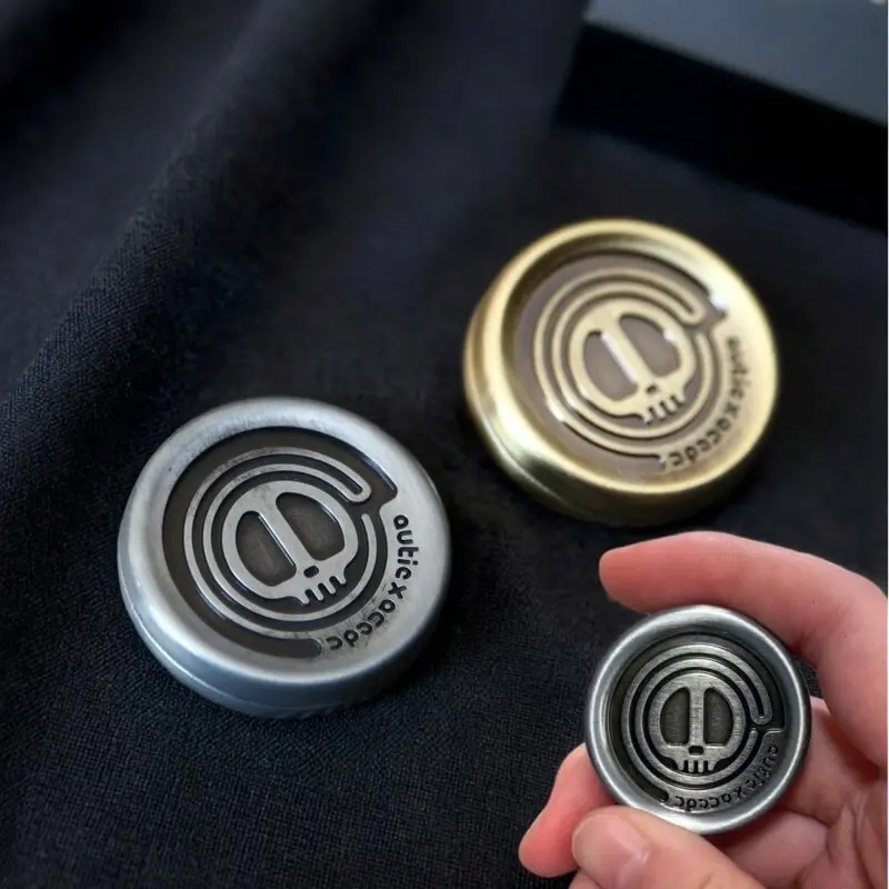 Devil Style Milk Cap Metal EDC Fidget Toy Magnetic Haptic Coin Stress Relief Sensory Smooth Click Plaything For Relax Gift
Devil Style Milk Cap Metal EDC Fidget Toy Magnetic Haptic Coin Stress Relief Sensory Smooth Click Plaything For Relax Gift