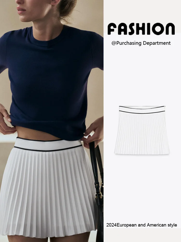 Spring New Arrival Women's Faion Wide Pleat Casual Color Blo Skirt Pants Commute Sle ort Length Other Material 00%
Spring New Arrival Women's Faion Wide Pleat Casual Color Blo Skirt Pants Commute Sle ort Length Other Material 00%