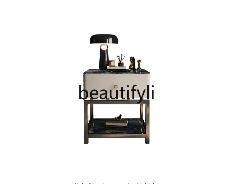 Minimalist high-end luxury stone sofa side cabinet modern simple marble corner table
Minimalist high-end luxury stone sofa side cabinet modern simple marble corner table