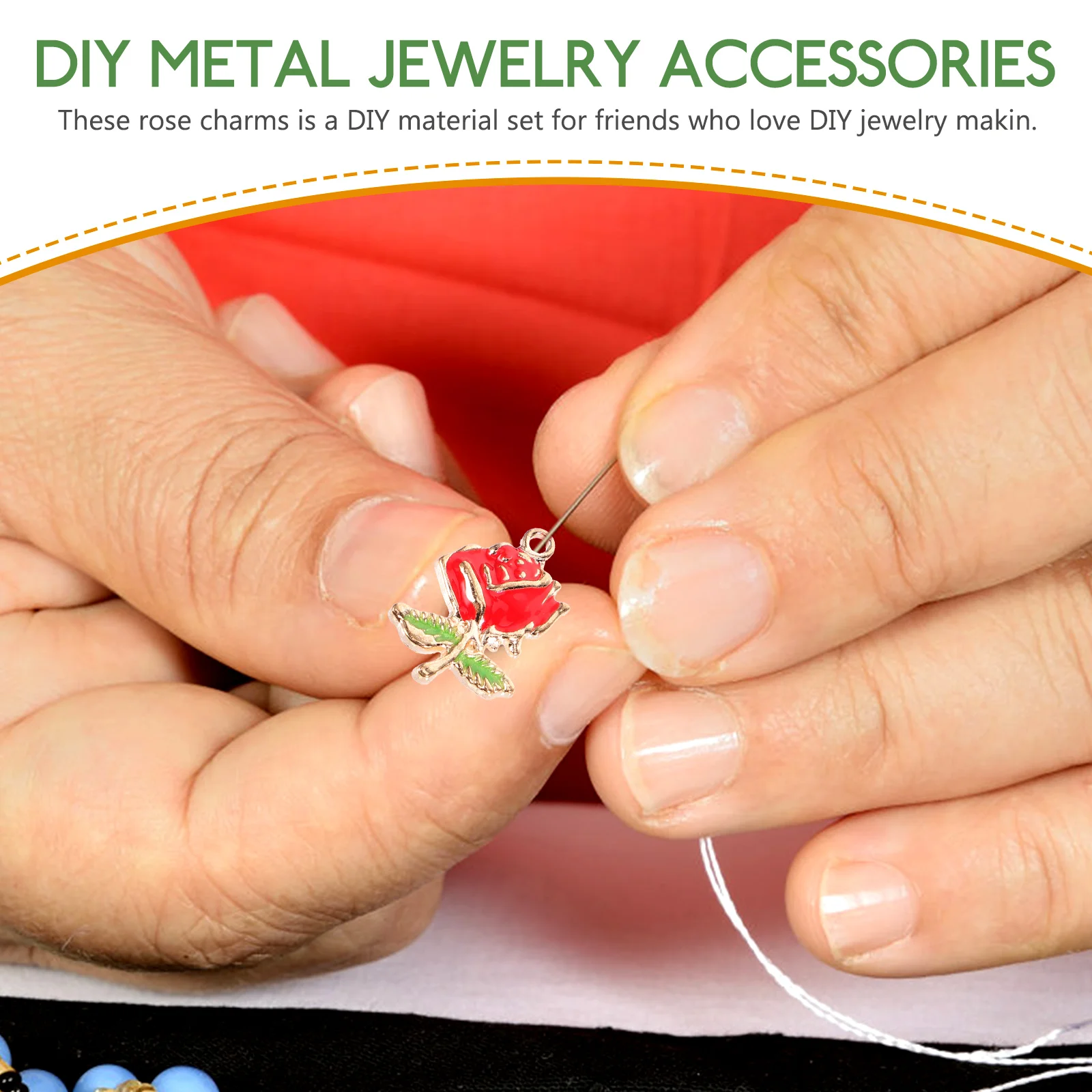 Flower Charm Pendant Enamel Rose Charms for Earring Making Necklace Hanging Pendants 
Flower Charm Pendant Enamel Rose Charms for Earring Making Necklace Hanging Pendants