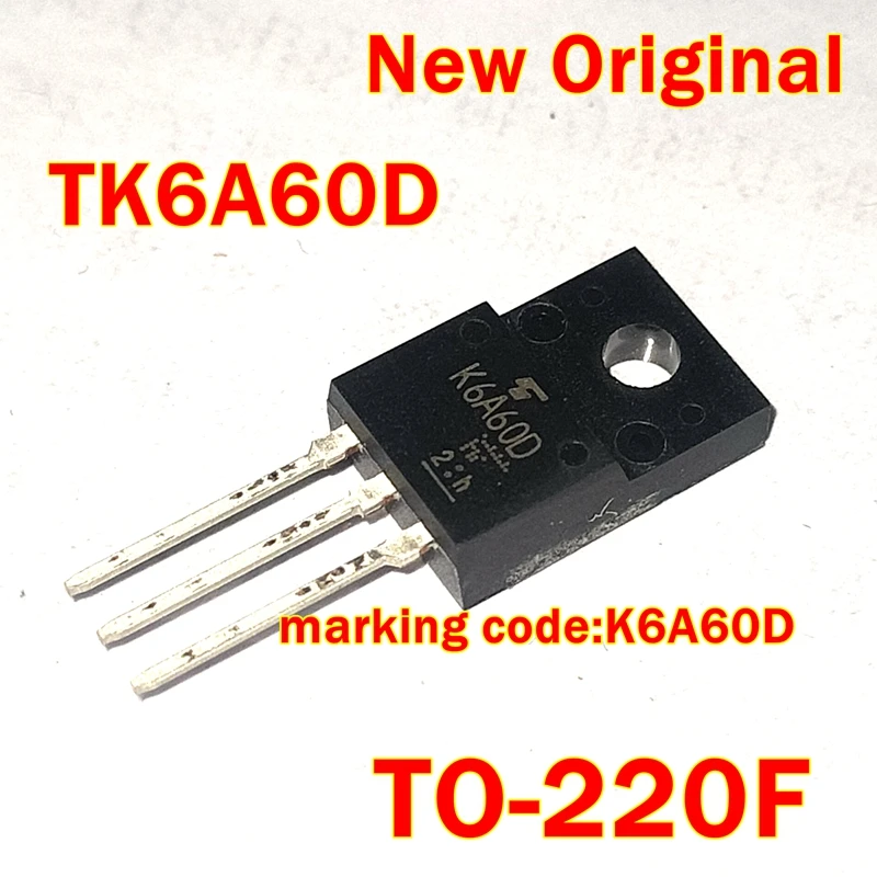 1pcs to 100pcs TK6A60D TO-220F New Original marking code:K6A60D Switching Regulator Applications
1pcs to 100pcs TK6A60D TO-220F New Original marking code:K6A60D Switching Regulator Applications