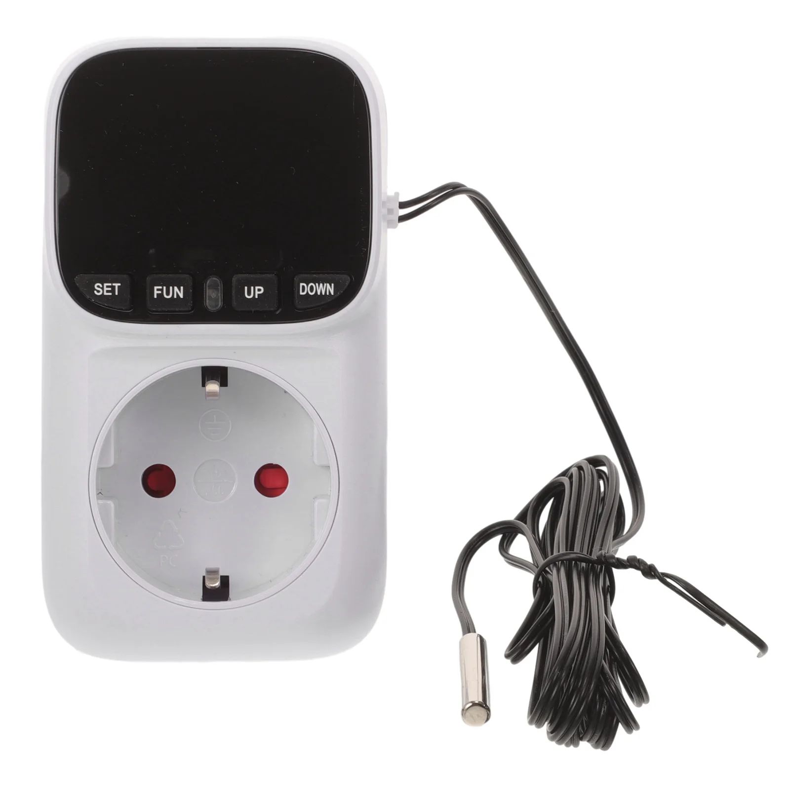 Цифровой регулятор температуры, розетка, регулируемый термостат для аквариума, теплицы, отопление, защита от перегрузки, пластик
Цифровой регулятор температуры, розетка, регулируемый термостат для аквариума, теплицы, отопление, защита от перегрузки, пластик