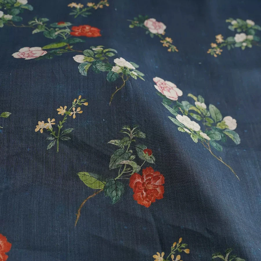 1yard pure ramie fabrics for clothing red flower print patchwork one-piece dress cheongsam shirt sewing fabric
1yard pure ramie fabrics for clothing red flower print patchwork one-piece dress cheongsam shirt sewing fabric