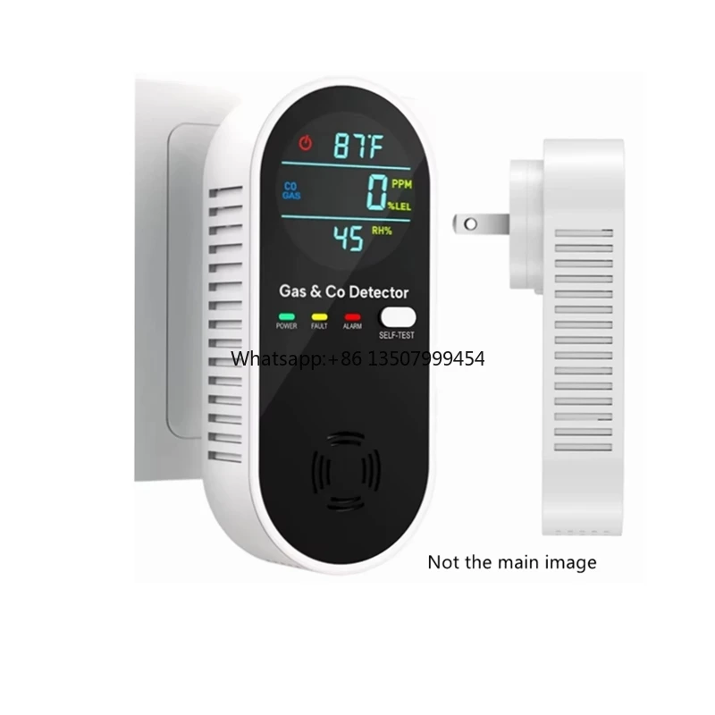 3-in-1 Carbon Monoxide Detector Portable Mini Air Quality Monitor with Lanyard Alarm CO Gas Meter Temperature Humidity Sensor
3-in-1 Carbon Monoxide Detector Portable Mini Air Quality Monitor with Lanyard Alarm CO Gas Meter Temperature Humidity Sensor