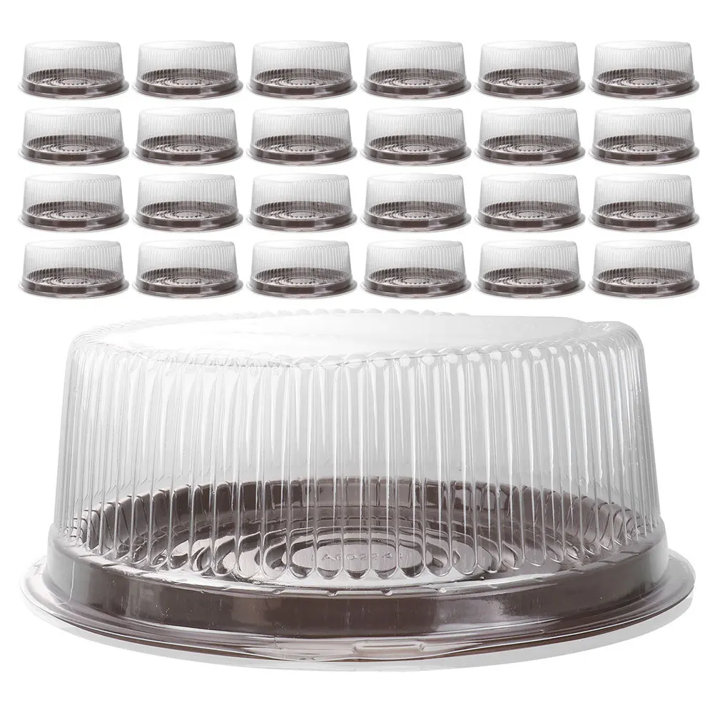 25 pcs Round Boxes Clear Dome Lids Plastic Cake Containers Carrier For Baking Packaging Display Food Safe Lightweight
25 pcs Round Boxes Clear Dome Lids Plastic Cake Containers Carrier For Baking Packaging Display Food Safe Lightweight