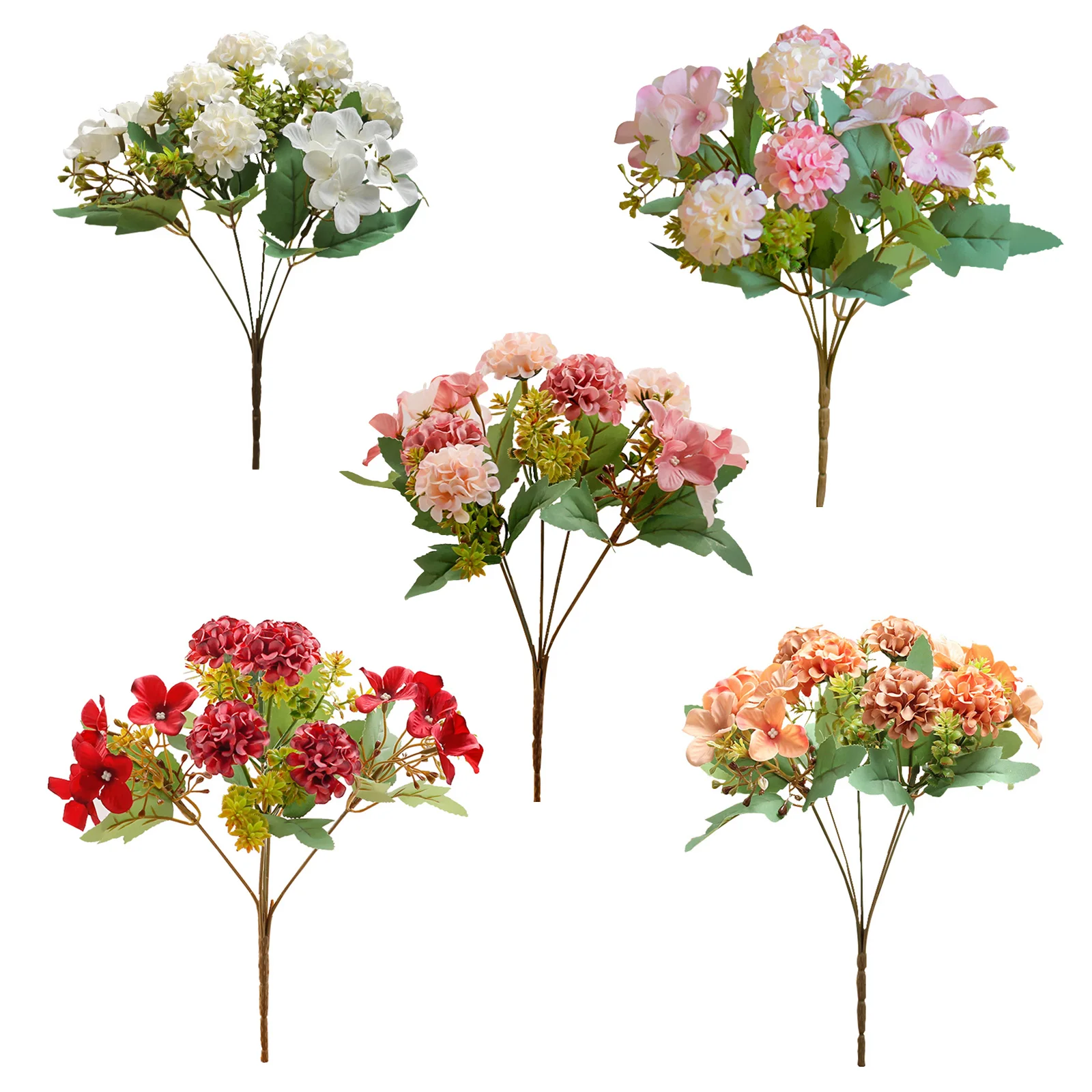1Pc 30cm 6-Head Hydrangea Flower Bouquet, Simulation Flower Branch, Artificial Flower Weddding Decoration for Home, Room Decor
1Pc 30cm 6-Head Hydrangea Flower Bouquet, Simulation Flower Branch, Artificial Flower Weddding Decoration for Home, Room Decor