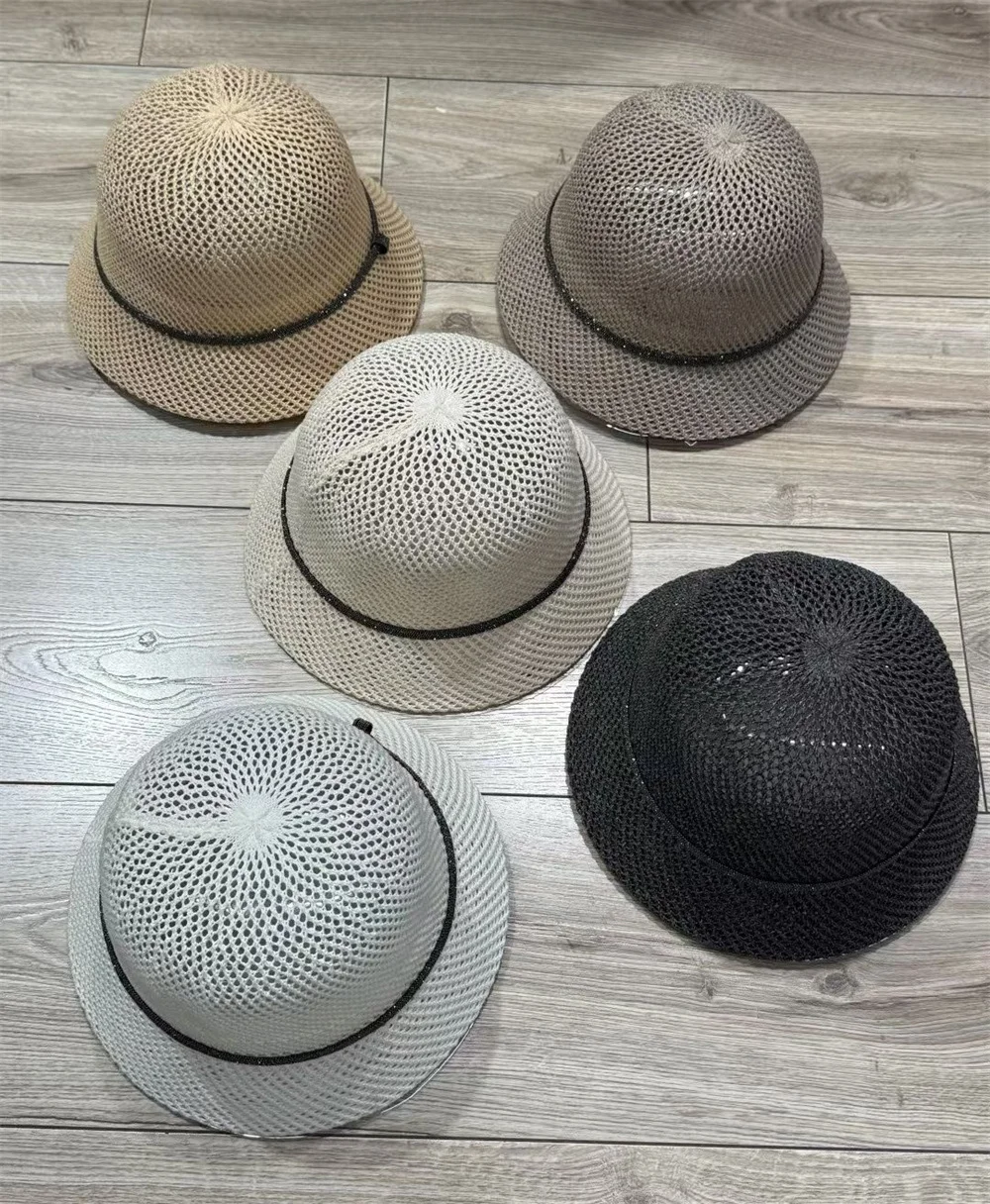 26 Ladies Summer Beading Lightweight Cap Hollow Linen Chain Bucket Hat
26 Ladies Summer Beading Lightweight Cap Hollow Linen Chain Bucket Hat