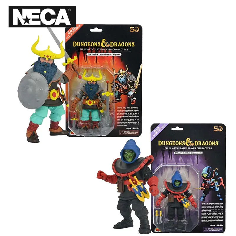 NECA Toys Dungeons & Dragons - 50th Anniversary Elkhorn / Zarak On Blister Card 18 Cm Original Model Collection Doll Gift
NECA Toys Dungeons & Dragons - 50th Anniversary Elkhorn / Zarak On Blister Card 18 Cm Original Model Collection Doll Gift