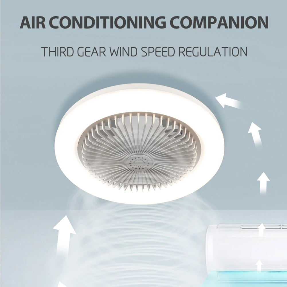 2 In 1 Silent Ceiling Fan Light 3 Gears 3 Speeds Fan Light with Remote Control Dimming Three Color Light for Home Living Room 
2 In 1 Silent Ceiling Fan Light 3 Gears 3 Speeds Fan Light with Remote Control Dimming Three Color Light for Home Living Room