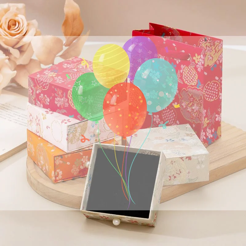 Elegant Floral Pattern Gift Bag & Jewelry Box Sturdy Handle for Baby Shower Party Favors Small Item Storage
Elegant Floral Pattern Gift Bag & Jewelry Box Sturdy Handle for Baby Shower Party Favors Small Item Storage