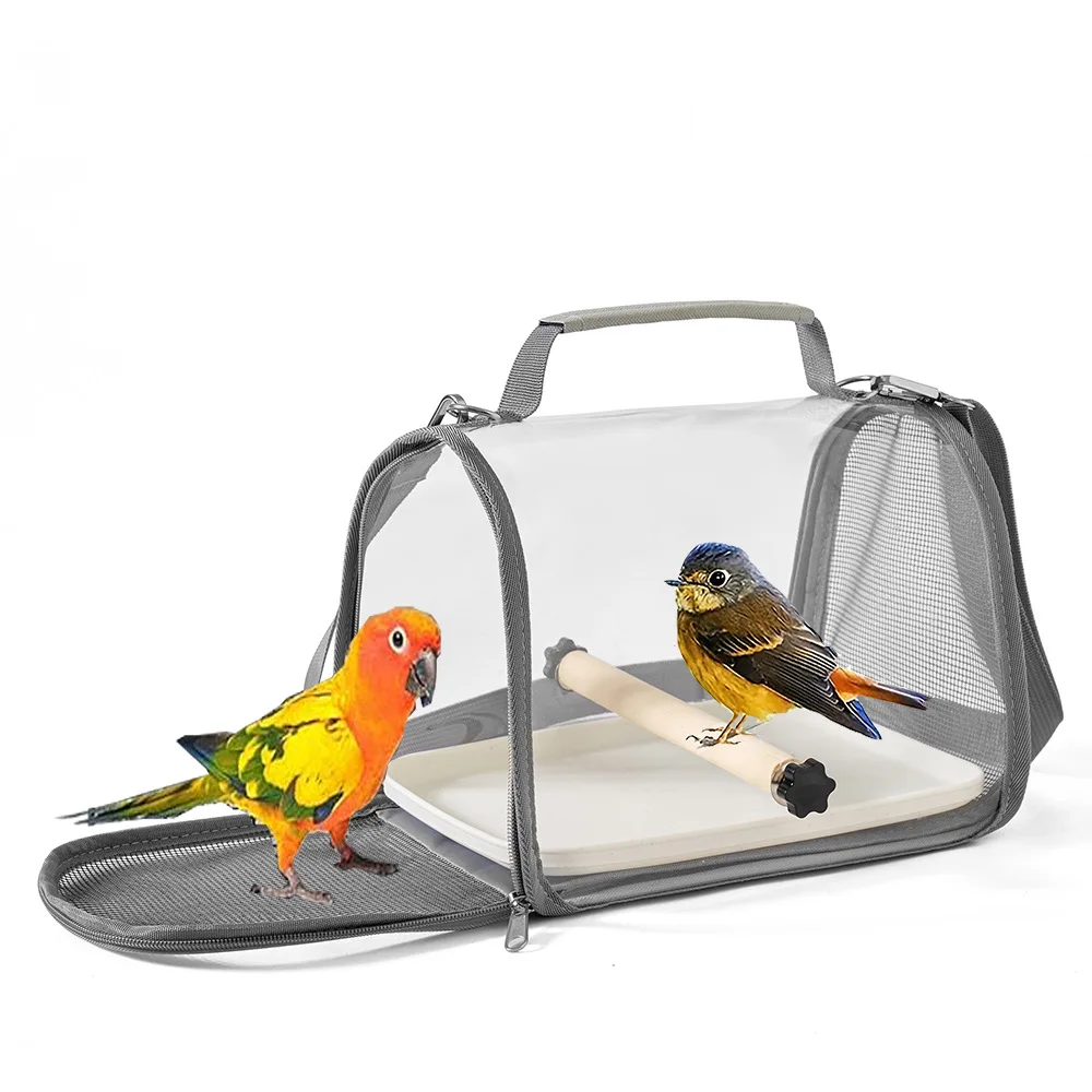 Ventilated Portable Bird Carrier Backpack Lightweight Pet Travel Cage for Parrot Cockatiel Small Animals Outdoor Transport Bag
Ventilated Portable Bird Carrier Backpack Lightweight Pet Travel Cage for Parrot Cockatiel Small Animals Outdoor Transport Bag