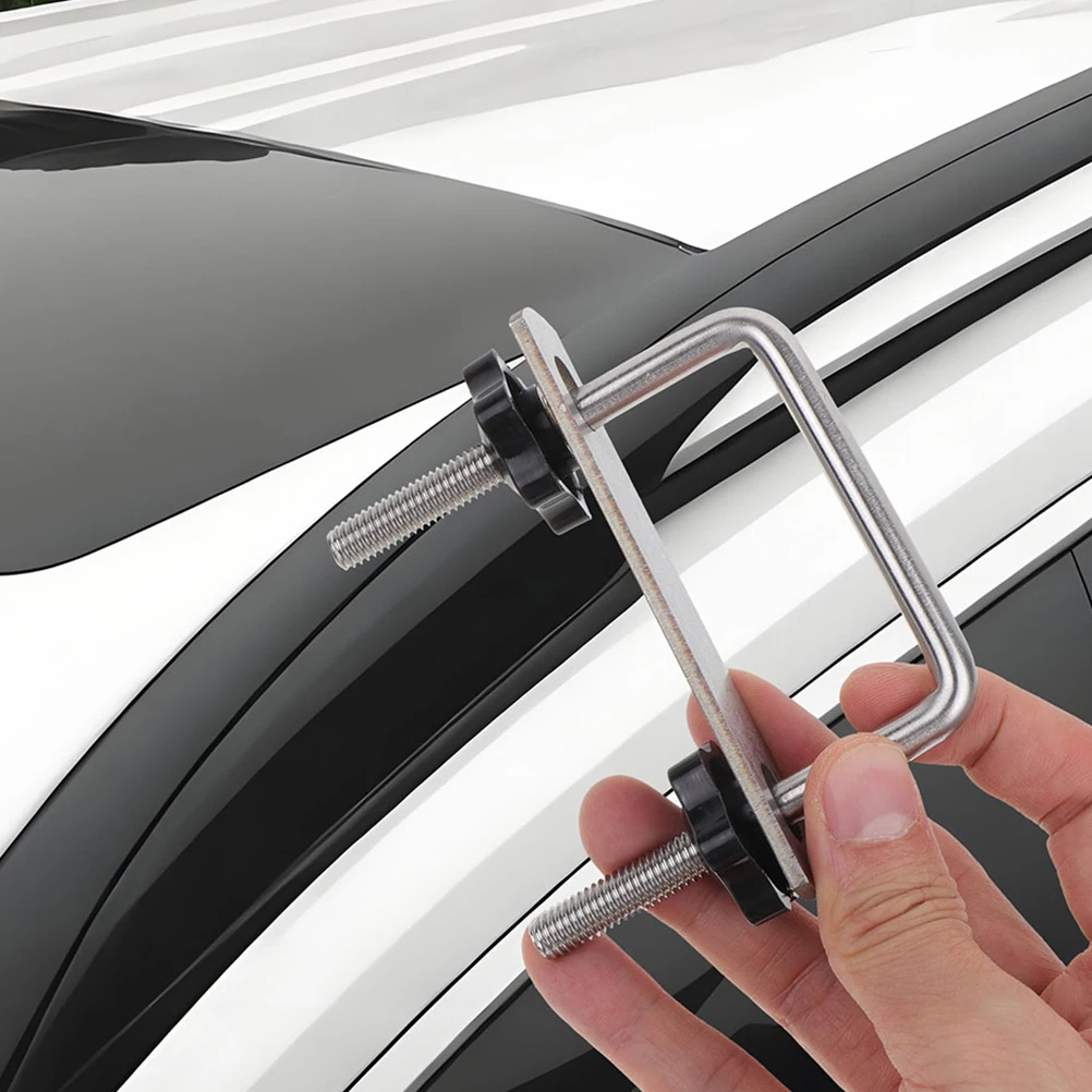 U-shaped Clamps for Roof Rack Sturdy Metal Cargo Carrier Replacement Parts Car Luggage Clips Secure Fit Universal Design
U-shaped Clamps for Roof Rack Sturdy Metal Cargo Carrier Replacement Parts Car Luggage Clips Secure Fit Universal Design