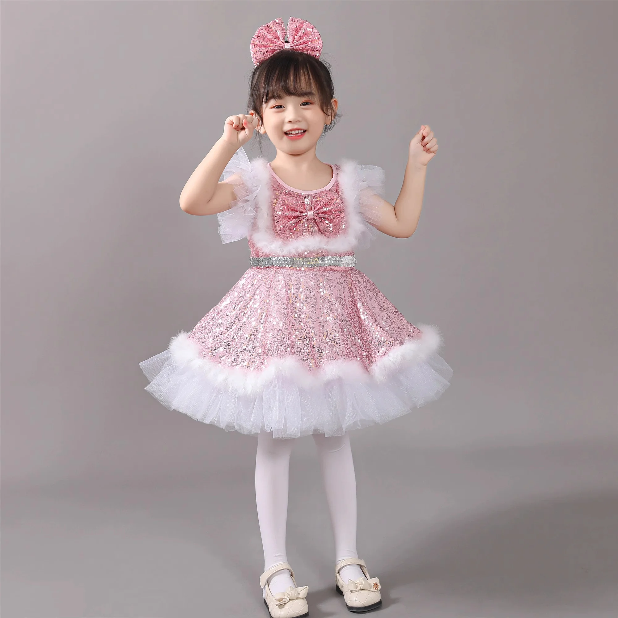 Modern Sequin Dance Costume Girls Lyrical Contemporary Freestyle Yellow Pink Dance Dress Girls Children Kids
Modern Sequin Dance Costume Girls Lyrical Contemporary Freestyle Yellow Pink Dance Dress Girls Children Kids