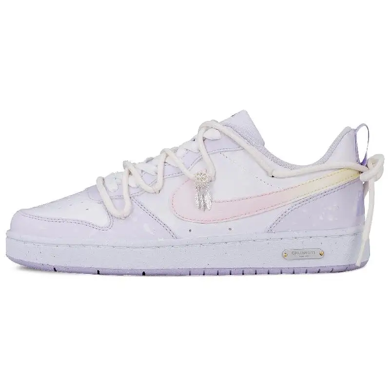 【Customize】Nike Court Borough Skateboarding Shoes Women's Low-top Purple Sneakers shoes DV5456-500
【Customize】Nike Court Borough Skateboarding Shoes Women's Low-top Purple Sneakers shoes DV5456-500