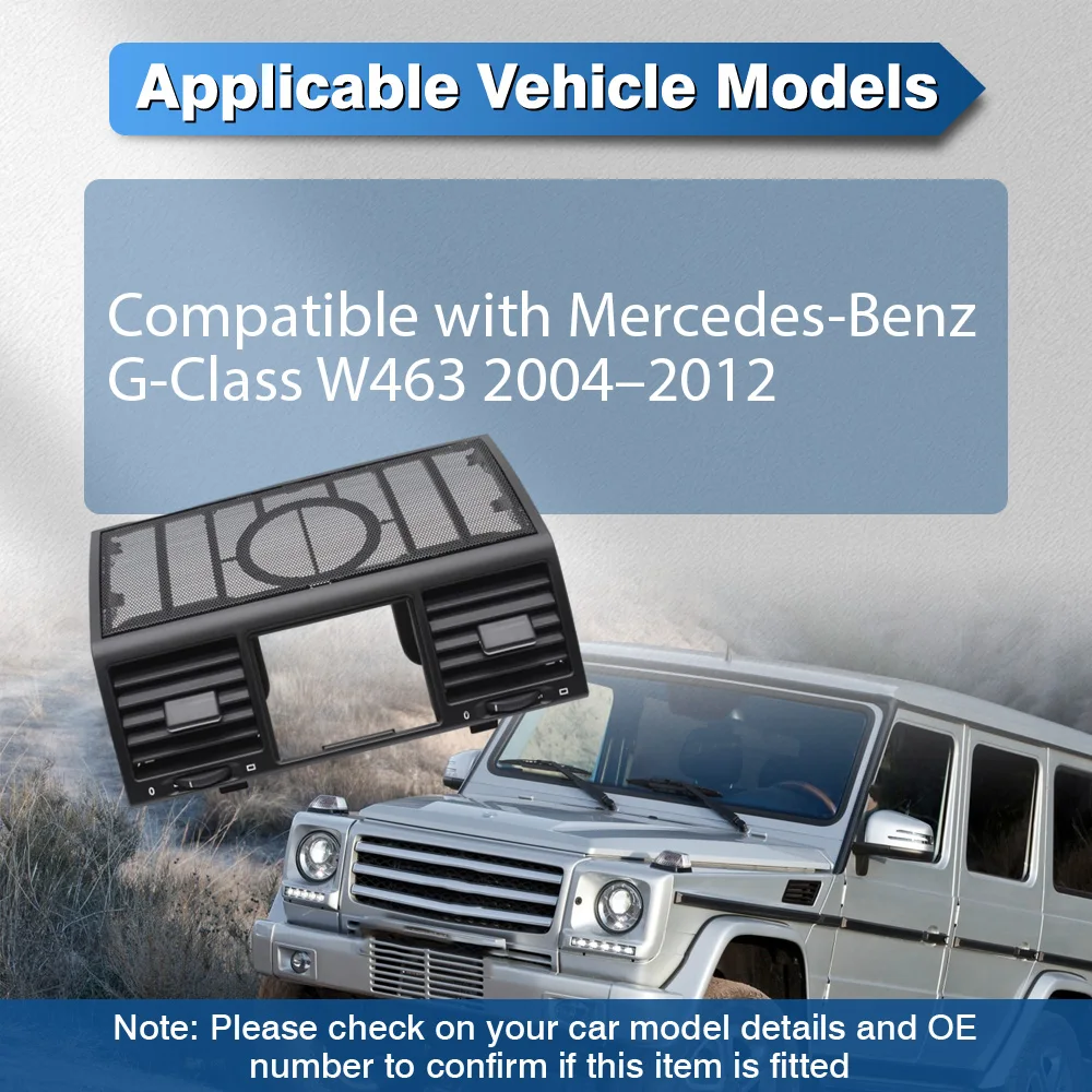For Mercedes-Benz G-Class W463 2004–2012 Front Center Dashboard A/C Air Conditioning Vent Grille Outlet 4636807508 4636807408
For Mercedes-Benz G-Class W463 2004–2012 Front Center Dashboard A/C Air Conditioning Vent Grille Outlet 4636807508 4636807408