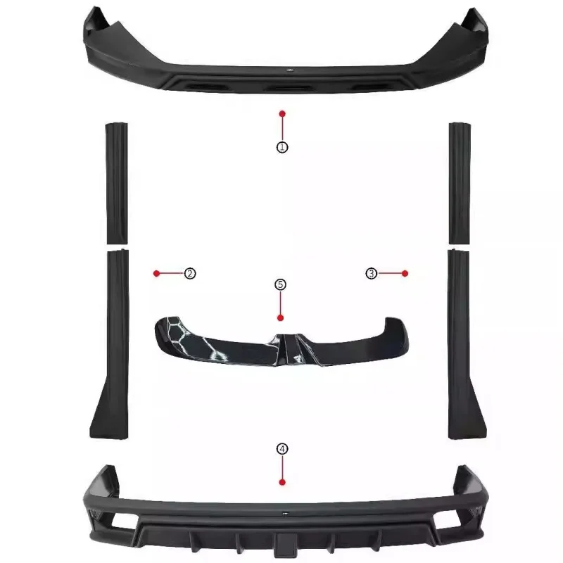 Gloss Black car surround for Trumpchi GS8 2nd upgraded front lip rear lip side skirt tail wing sport style gas-powered
Gloss Black car surround for Trumpchi GS8 2nd upgraded front lip rear lip side skirt tail wing sport style gas-powered