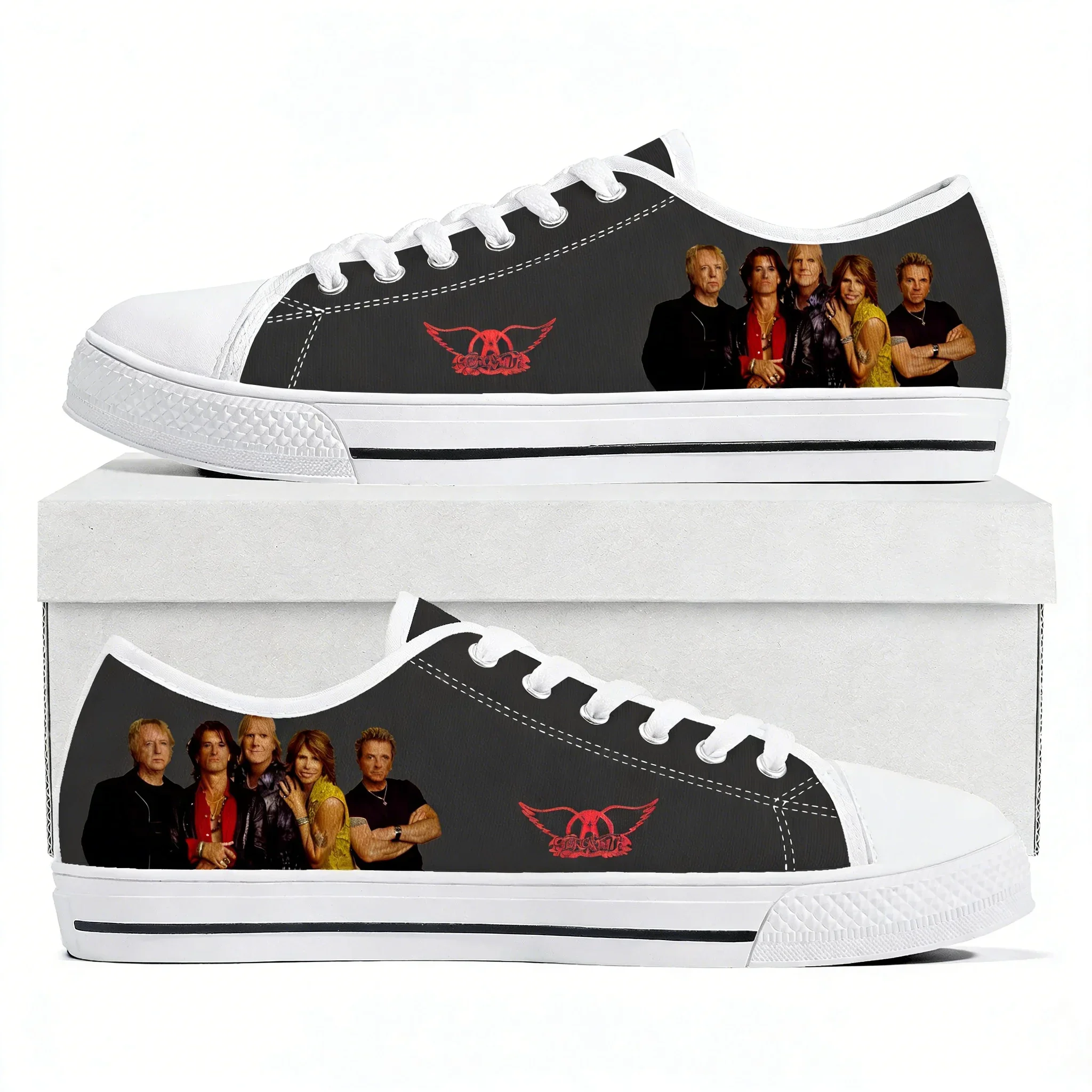 Кроссовки Aerosmith Low Top высокого качества для мужчин, женщин и подростков, повседневная обувь из канваса, модные узоры, обувь на заказ
Кроссовки Aerosmith Low Top высокого качества для мужчин, женщин и подростков, повседневная обувь из канваса, модные узоры, обувь на заказ