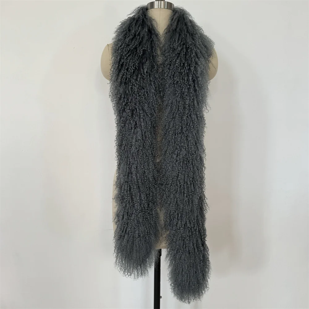 Шарф из 100% натурального меха монгольского меха, зимний женский шарф из натурального меха, серый воротник, большой размер, теплый меховой шарф, шали
Шарф из 100% натурального меха монгольского меха, зимний женский шарф из натурального меха, серый воротник, большой размер, теплый меховой шарф, шали