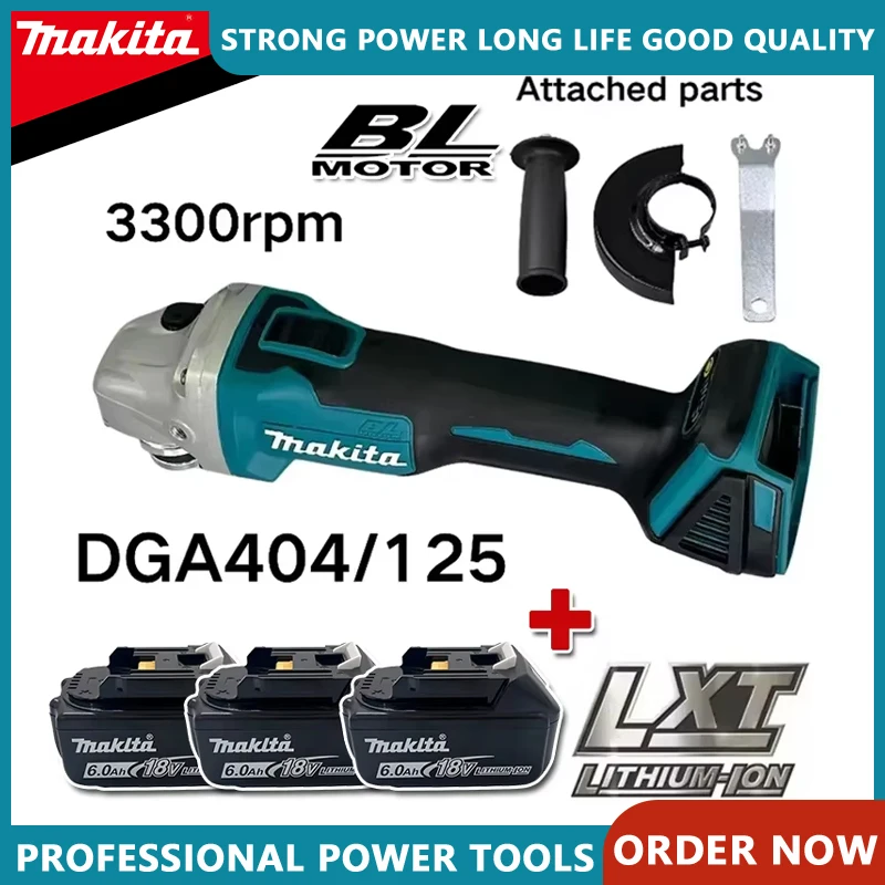 Makita DGA404 125 мм/100 мм Бесщеточная литиевая электрическая угловая шлифовальная машина Перезаряжаемая режущая машина Полировальная машина высокой мощности
Makita DGA404 125 мм/100 мм Бесщеточная литиевая электрическая угловая шлифовальная машина Перезаряжаемая режущая машина Полировальная машина высокой мощности