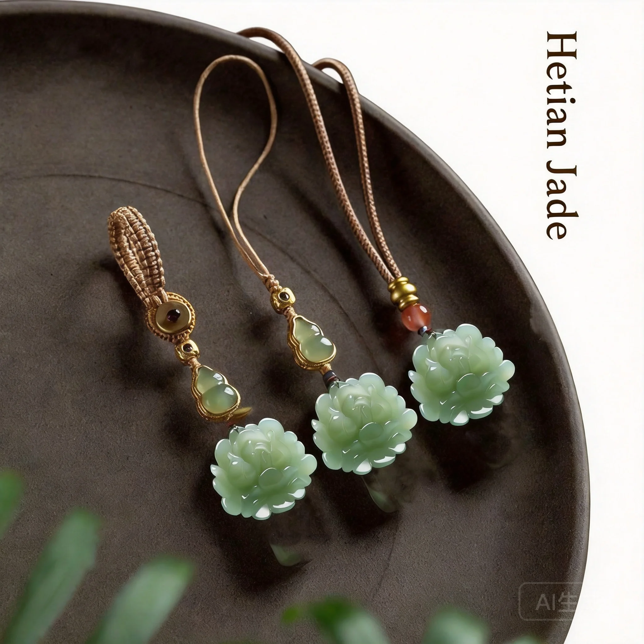 Natural Hetian Jade Blooming Peony Pendant Chinese Style Luck Blessing Wealth Attracting Car Key Chain Light Green Unisex Neckla
Natural Hetian Jade Blooming Peony Pendant Chinese Style Luck Blessing Wealth Attracting Car Key Chain Light Green Unisex Neckla