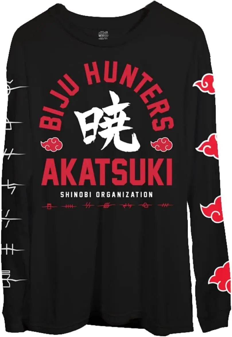 Shippuden Akatsuki Bijuu Hunters Adult Unisex Long Sleeve Crew T-Shirt Officially Licensed
Shippuden Akatsuki Bijuu Hunters Adult Unisex Long Sleeve Crew T-Shirt Officially Licensed