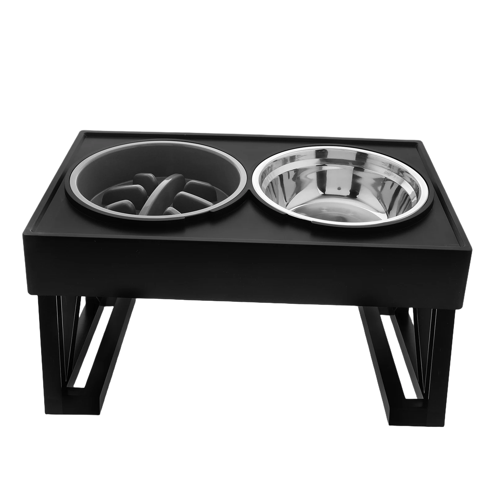 1set Elevated Design Pet Bowl Stainless Steel Abs Standing Cat Dishes For Food And Water Small Dog Bowls Home Use
1set Elevated Design Pet Bowl Stainless Steel Abs Standing Cat Dishes For Food And Water Small Dog Bowls Home Use
