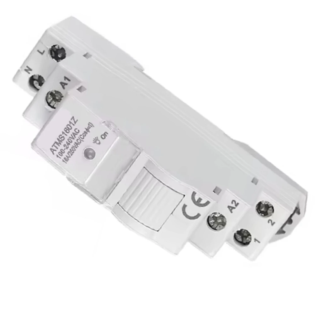 Smart Timer Switch ATMS1601Z 16A 250V DIN Rail Remote Control For Industrial Lighting Staircase Scheduling
Smart Timer Switch ATMS1601Z 16A 250V DIN Rail Remote Control For Industrial Lighting Staircase Scheduling