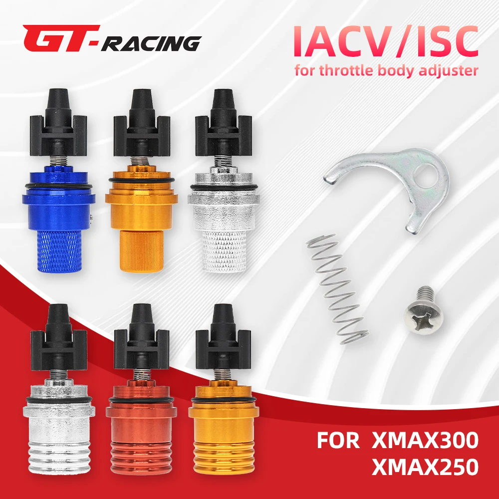 For Yamaha XMAX250 XMAX300 ISC IACV Manual Idle Adjuster Throttle Body Idle Speed Control Valve
For Yamaha XMAX250 XMAX300 ISC IACV Manual Idle Adjuster Throttle Body Idle Speed Control Valve