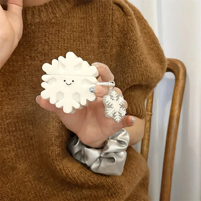 Christmas Cartoon Snowflake Case for AirPods 4 1 2 3 Pro Pro2 Bluetooth Earbuds Protective Earphone Case Cover Sleeve
Christmas Cartoon Snowflake Case for AirPods 4 1 2 3 Pro Pro2 Bluetooth Earbuds Protective Earphone Case Cover Sleeve