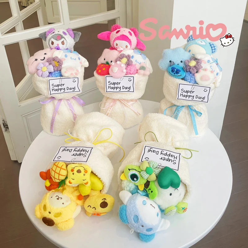 Sanrio мультфильм Плюшевые фотообои Kawaii Kuromi My Melody Cinnamoroll Аниме кукла цветок милое украшение игрушки подарок девочке
Sanrio мультфильм Плюшевые фотообои Kawaii Kuromi My Melody Cinnamoroll Аниме кукла цветок милое украшение игрушки подарок девочке
