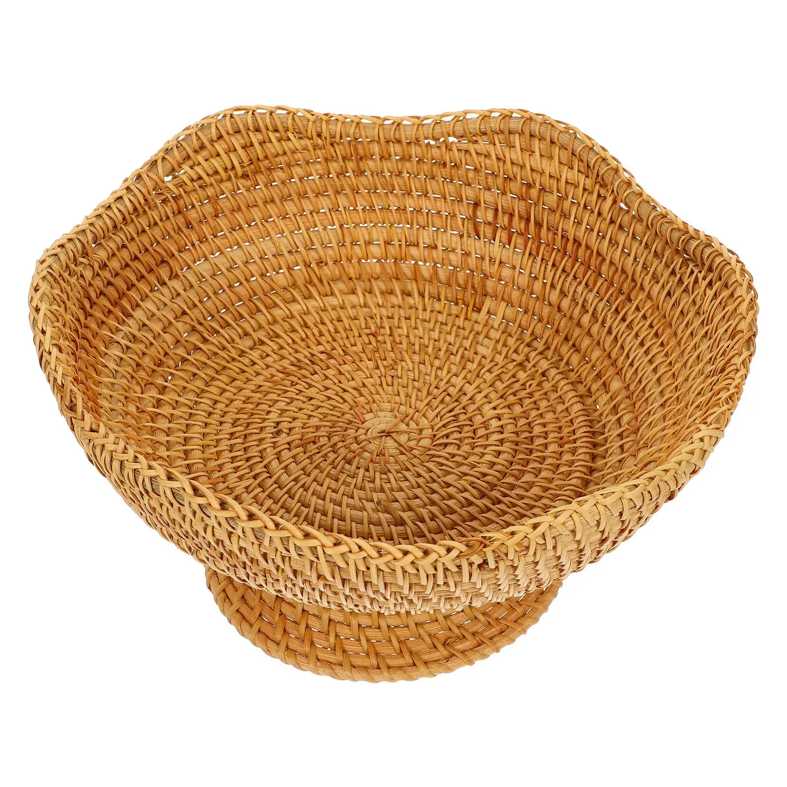 Rattan Woven Baskets 25cm Natural Storage Decorative Bowl for Fruit Bread Keys Small Round Basket Home Kitchen Table
Rattan Woven Baskets 25cm Natural Storage Decorative Bowl for Fruit Bread Keys Small Round Basket Home Kitchen Table