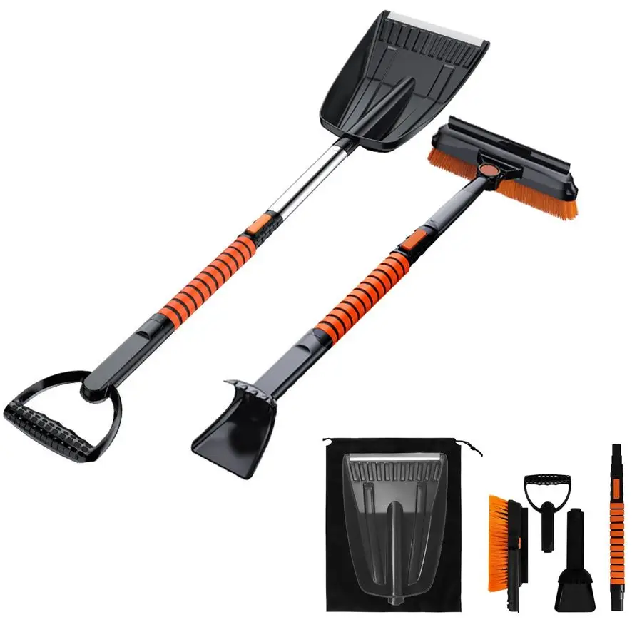 Car Snow Scraper and Snow Brush, 5in1 MultiFunctional Combination Expandable ice Scraper, Suitable for All car Roofs and Glass
Car Snow Scraper and Snow Brush, 5in1 MultiFunctional Combination Expandable ice Scraper, Suitable for All car Roofs and Glass