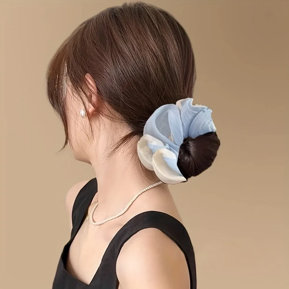 Super Fairy Gentle Large Intestine Hair Circle Pearl Mesh Double Splicing Women's High and Low Ponytail Hair Rope Rubber Band
Super Fairy Gentle Large Intestine Hair Circle Pearl Mesh Double Splicing Women's High and Low Ponytail Hair Rope Rubber Band