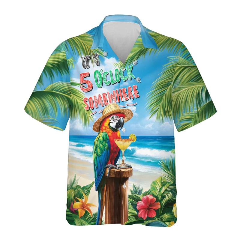 Parrot Rooster Graphic Hawaiian Shirt For Men Button Down Mexico Short Sleeve Shirts Summer Holiday Beach Lapel Blouse Tops
Parrot Rooster Graphic Hawaiian Shirt For Men Button Down Mexico Short Sleeve Shirts Summer Holiday Beach Lapel Blouse Tops
