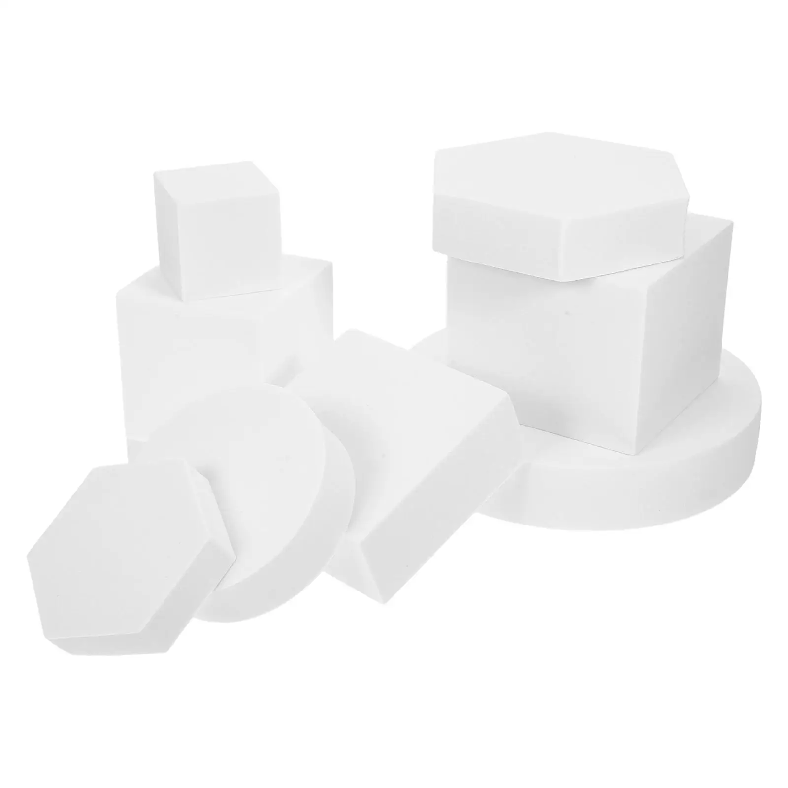 8 Pcs White Geometric Ornament Set Photo Props for Jewelry Cosmetics Makeup Decorative Cube Accessories
8 Pcs White Geometric Ornament Set Photo Props for Jewelry Cosmetics Makeup Decorative Cube Accessories
