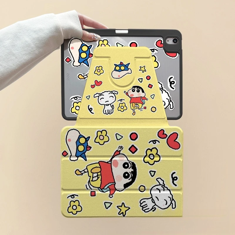 Чехол для iPad 720 ° Чехол Shin-chan с вращающимся карандашом для Ipad 11th A16 Air7 Air6 Pro 11 дюймов, противоударный чехол Mini4 5 10th 10,9 дюйма
Чехол для iPad 720 ° Чехол Shin-chan с вращающимся карандашом для Ipad 11th A16 Air7 Air6 Pro 11 дюймов, противоударный чехол Mini4 5 10th 10,9 дюйма